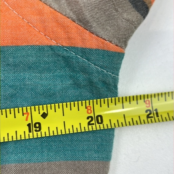 Salt Valley Western Men's Retro Wide Striped Button Down Shirt - Picture 5 of 8